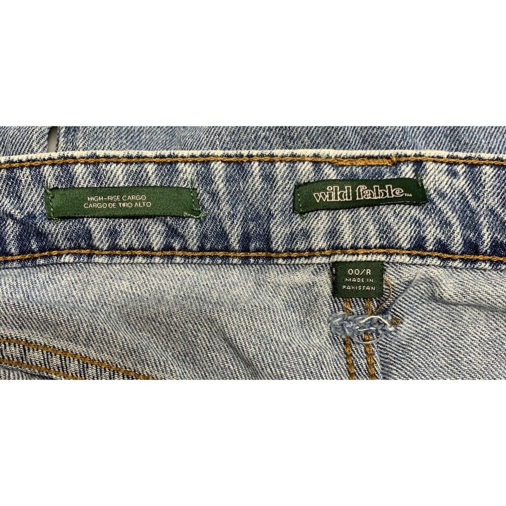 Wild Fable High Rise Jeans 00 Grunge Baggy Skater - Picture 10 of 14